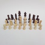 مهره شطرنج چوبی فدراسیونی سایز 3